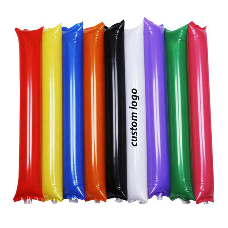 Inflatable cheering stick