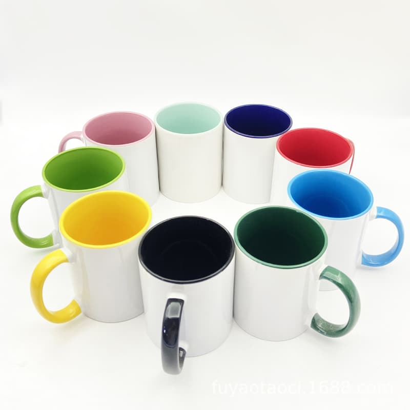 Promotional ceramic cups