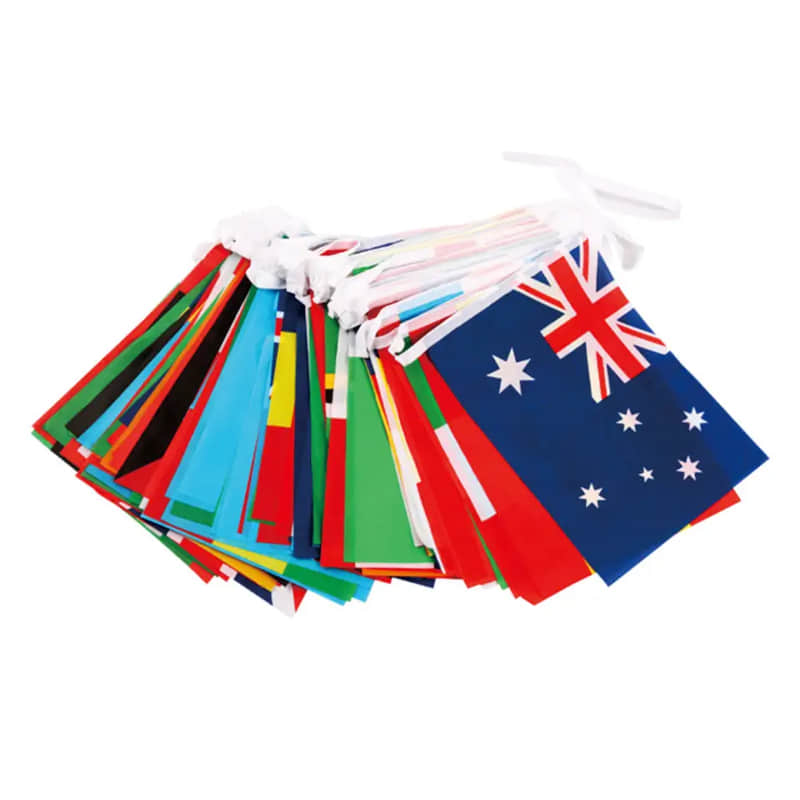 Promotional bunting flag