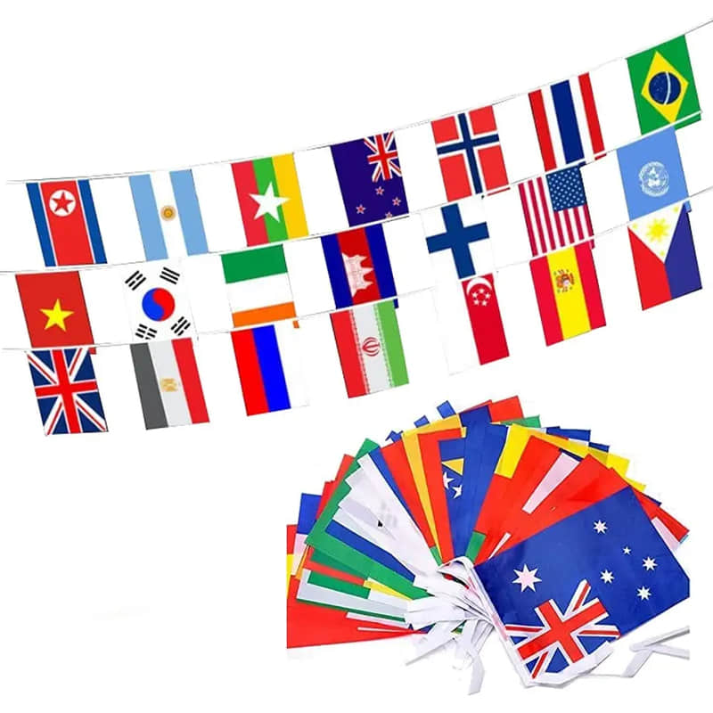 Promotional bunting flag